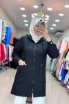 1020 KAPİTONE CEKET  Siyah