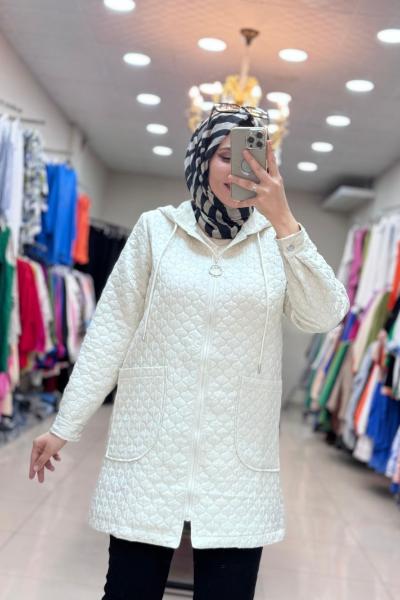 1020 KAPİTONE CEKET  Bej