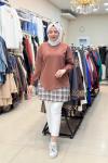 10572 HALKALI SWEAT Kahverengi