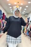 10572 HALKALI SWEAT Siyah