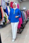 1070 Sare Tunik Mavi