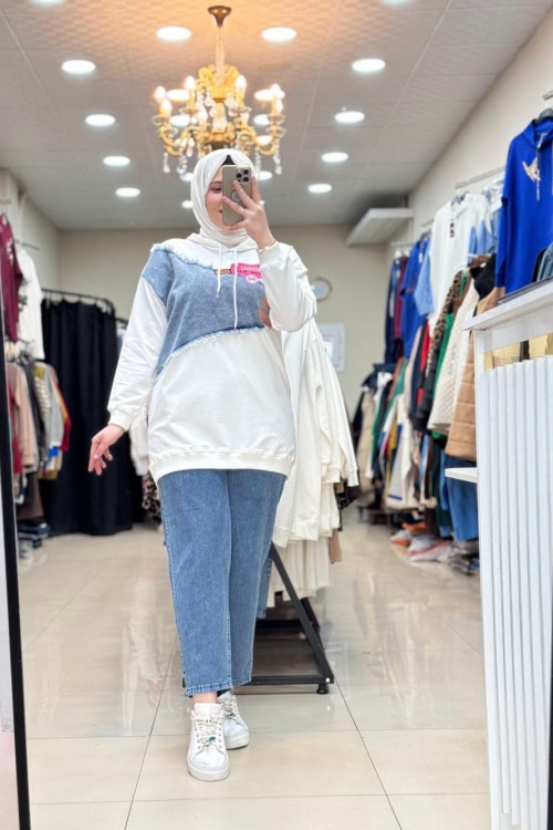 122 GOOD YAZILI KOT TAKIM Beyaz