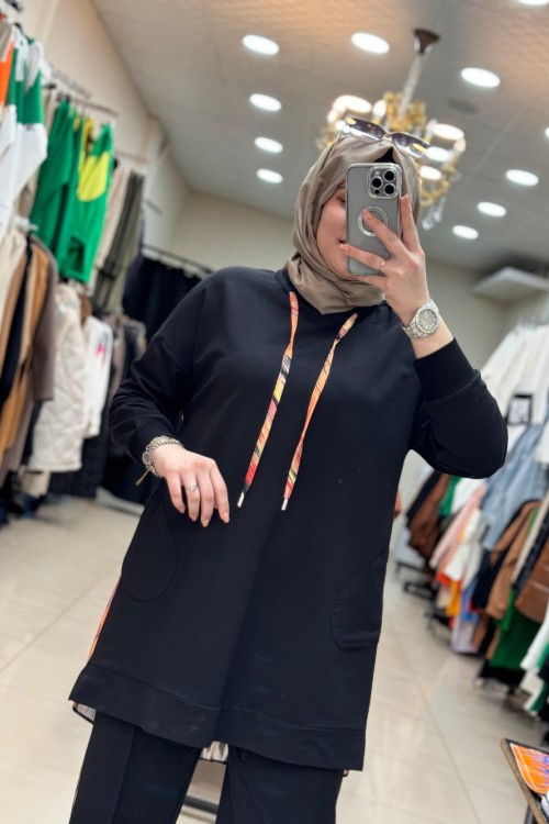 14192 Renkli Takım Siyah Siyah