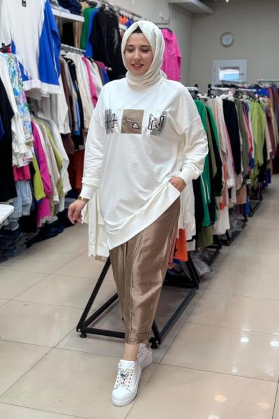 14210 Puane Takım Kahverengi