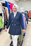 1545 PARILTILI BLAZER CEKET   Lacivert