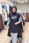 170057 KOT DETAYLI NEWYORK SWEAT  Siyah
