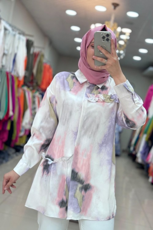 2000 Fulya Gömlek Pembe