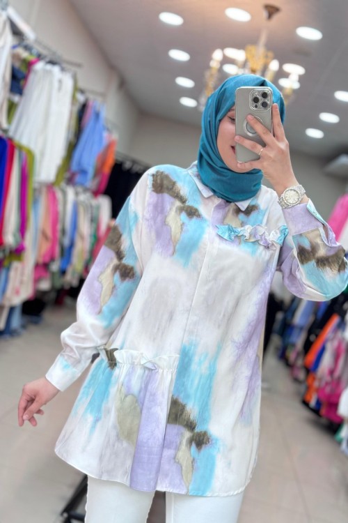 2000 Fulya Gömlek Bebe Mavisi