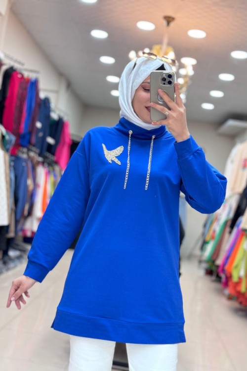 2023 BEYMEN TUNİK  Saks Mavisi