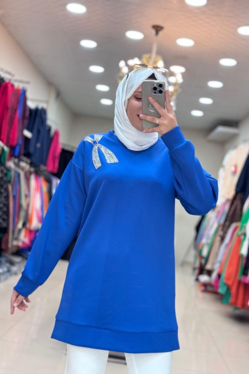 2024 LALE TUNİK Saks Mavisi