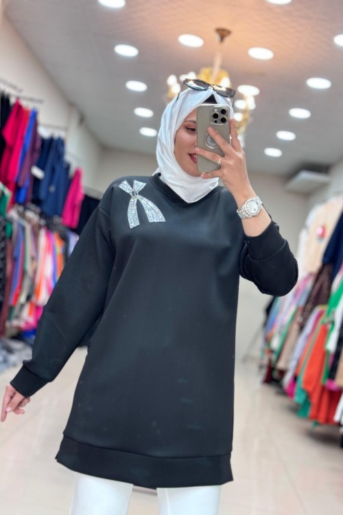 2024 LALE TUNİK Siyah
