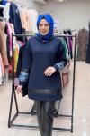 2031 KOLU DESENLİ SWEAT Lacivert
