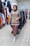 2031 KOLU DESENLİ SWEAT Kahverengi