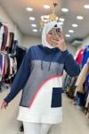 2036 FİLELİ SWEAT Lacivert