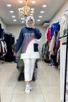 2036 FİLELİ SWEAT Lacivert