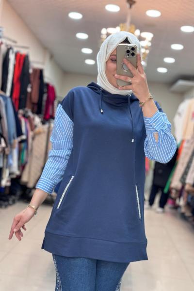 2038 GÖMLEK SWEAT Lacivert