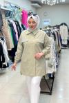 2070 COTTON CEBİ TAŞLI GÖMLEK Yeşil
