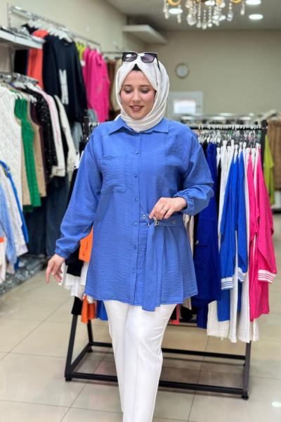 2080 ALYA GÖMLEK  Mavi