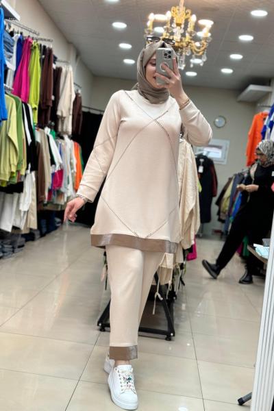 2108 Pureva Modal Takım Kahve  Kahverengi