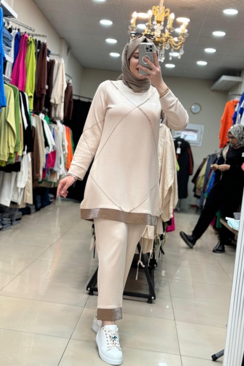 2108 Pureva Modal Takım Kahve  Kahverengi