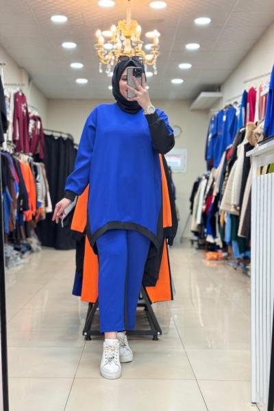 2317028 LEVİDOR TUNİK TAKIM Saks Mavisi