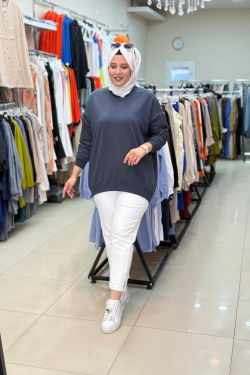 2382 OVERSİZE SWEATSHIRT Antrasit