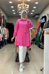 2949 Bürümcük Tunik Pembe Pembe