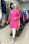 2949 Bürümcük Tunik Pembe Pembe