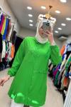 2949 Bürümcük Tunik Yeşil Benetton Yeşil