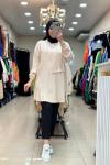 2949 Bürümcük Tunik Bej Bej