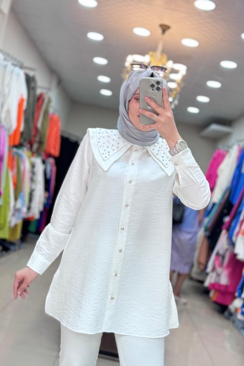 2997 BAHAR GÖMLEK  Ekru