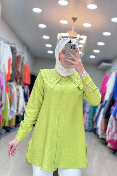 2997 BAHAR GÖMLEK  Yağ Yeşili