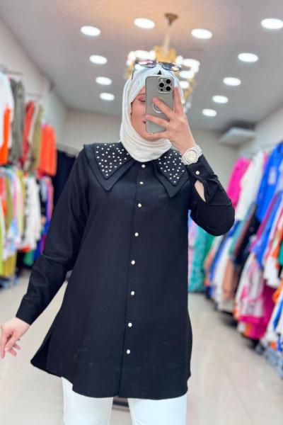 2997 BAHAR GÖMLEK  Siyah