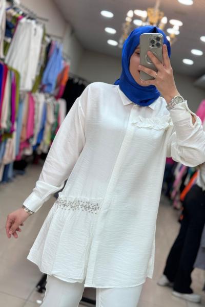 2998 Esio gömlek Beyaz