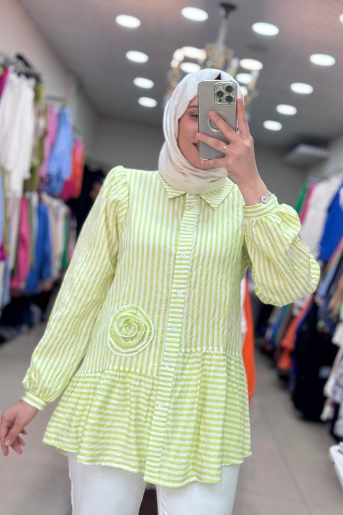 2999 BELLA TUNİK Fıstık Yeşili