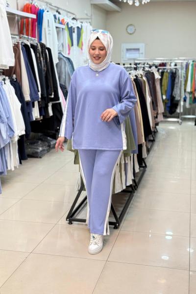 3047 KONTRAST GARNİ TAKIM Lila