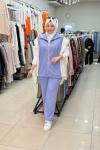 3063 GARNİ YELEKLİ TAKIM Lila