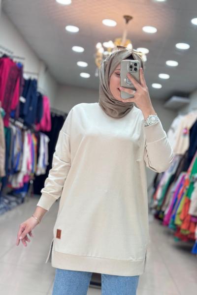 30644 BASIC TUNİK  Camel