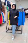 30644 BASIC TUNİK  Siyah