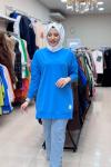 30644 BASIC TUNİK  Mavi