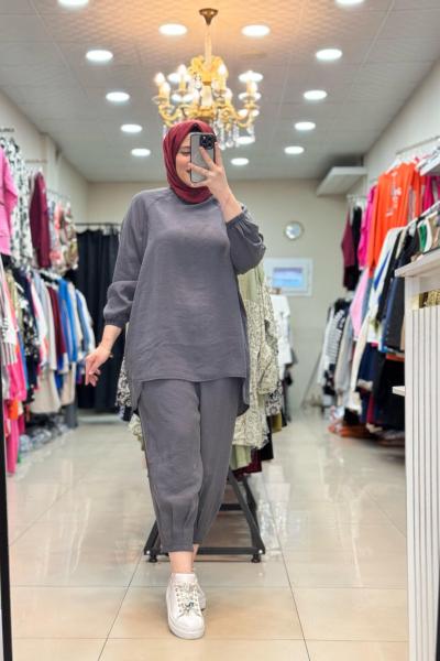 31474 NEHİR TAKIM Antrasit