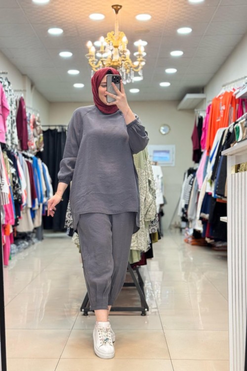 31474 NEHİR TAKIM Antrasit