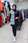 35022 ZEBRA DESENLİ TRİKO Siyah