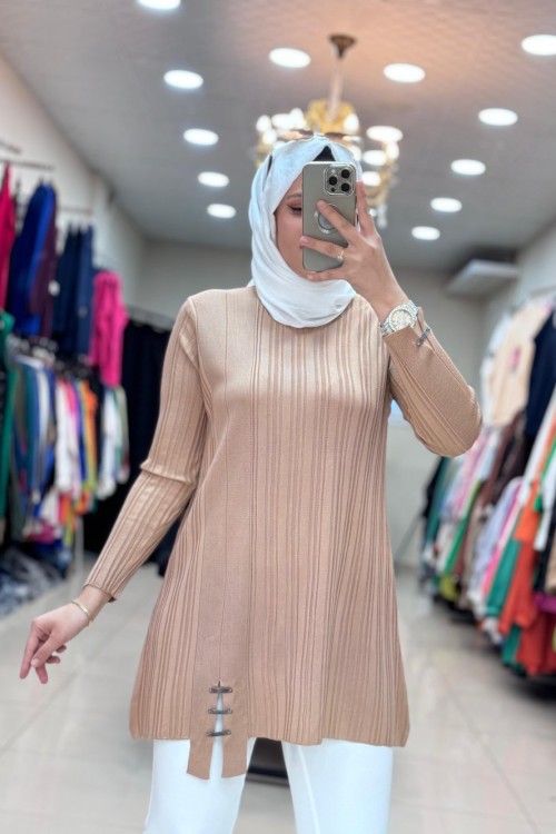 35041 SOĞUK MERSERİZE TRİKO Camel