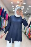 35041 SOĞUK MERSERİZE TRİKO Lacivert