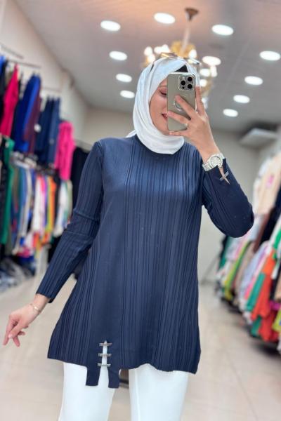 35041 SOĞUK MERSERİZE TRİKO Lacivert