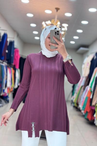 35041 SOĞUK MERSERİZE TRİKO Mürdüm