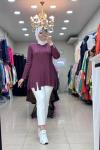 35041 SOĞUK MERSERİZE TRİKO Mürdüm