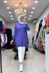 35062 KAZ AYAKLI SOĞUK İPLİK MERSERİZE  Lila