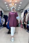 35062 KAZ AYAKLI SOĞUK İPLİK MERSERİZE  Mürdüm